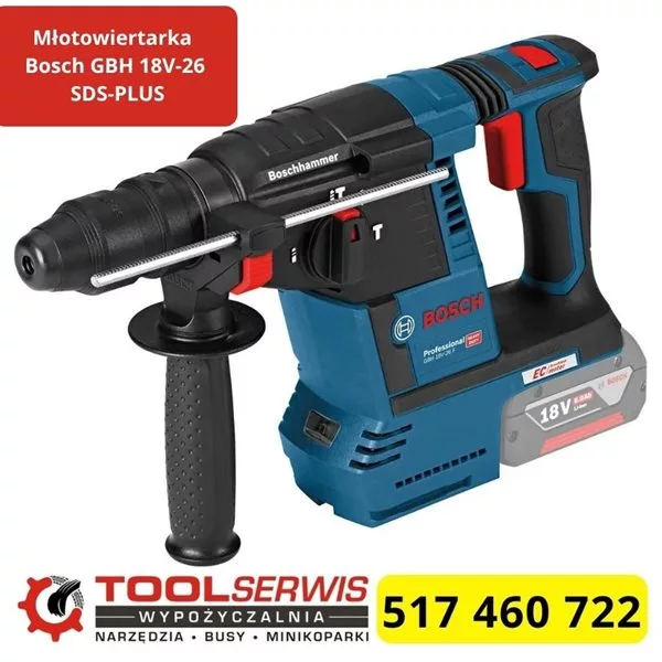 Młotowiertarka SDS-plus Bosch GBH 18V-26 18V