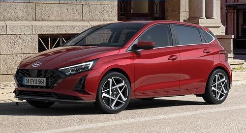 Nowy Hyundai i20 czerwony